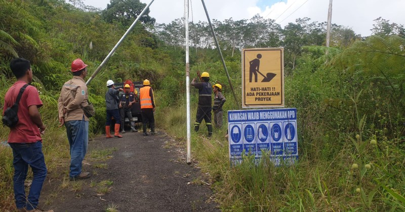 PLN UIP Nusra Mulai Tahap Uji Tanah Pembangunan Jalan Akses PLTP Ulumbu Unit 5-6