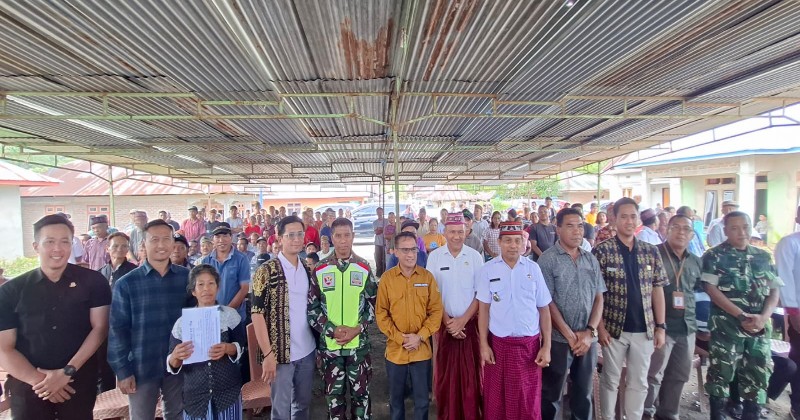 PLN UIP Nusra Tuntaskan Ganti Kerugian 504 Persil Bidang Tanah Pengembangan Proyek PLTP Ulumbu unit 5-6