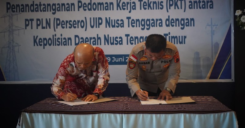 PLN UIP Nusra Gandeng Polda NTT Amankan Proyek Strategis Ketenagalistrikan