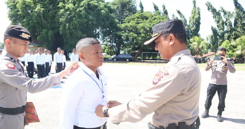 Wakapolres Ende Resmi Buka Pelatihan Gada Pratama Satpam